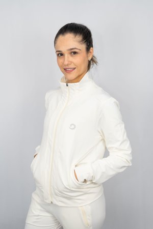 JAQUETA TERMICA FEM OFF WHITE