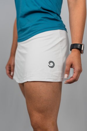 SHORT SAIA BRANCO PEROLADO COMPASS