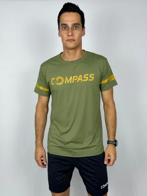 CAMISETA DRY MASC VERDE MILITAR COMPASS