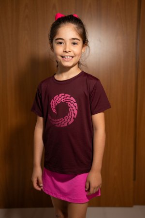 CAMISETA DRY INFANTIL  AÇAI LOGAO COMPASS