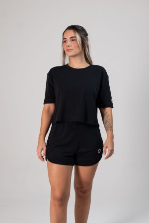 CROPPED OVERSIZED PRETO